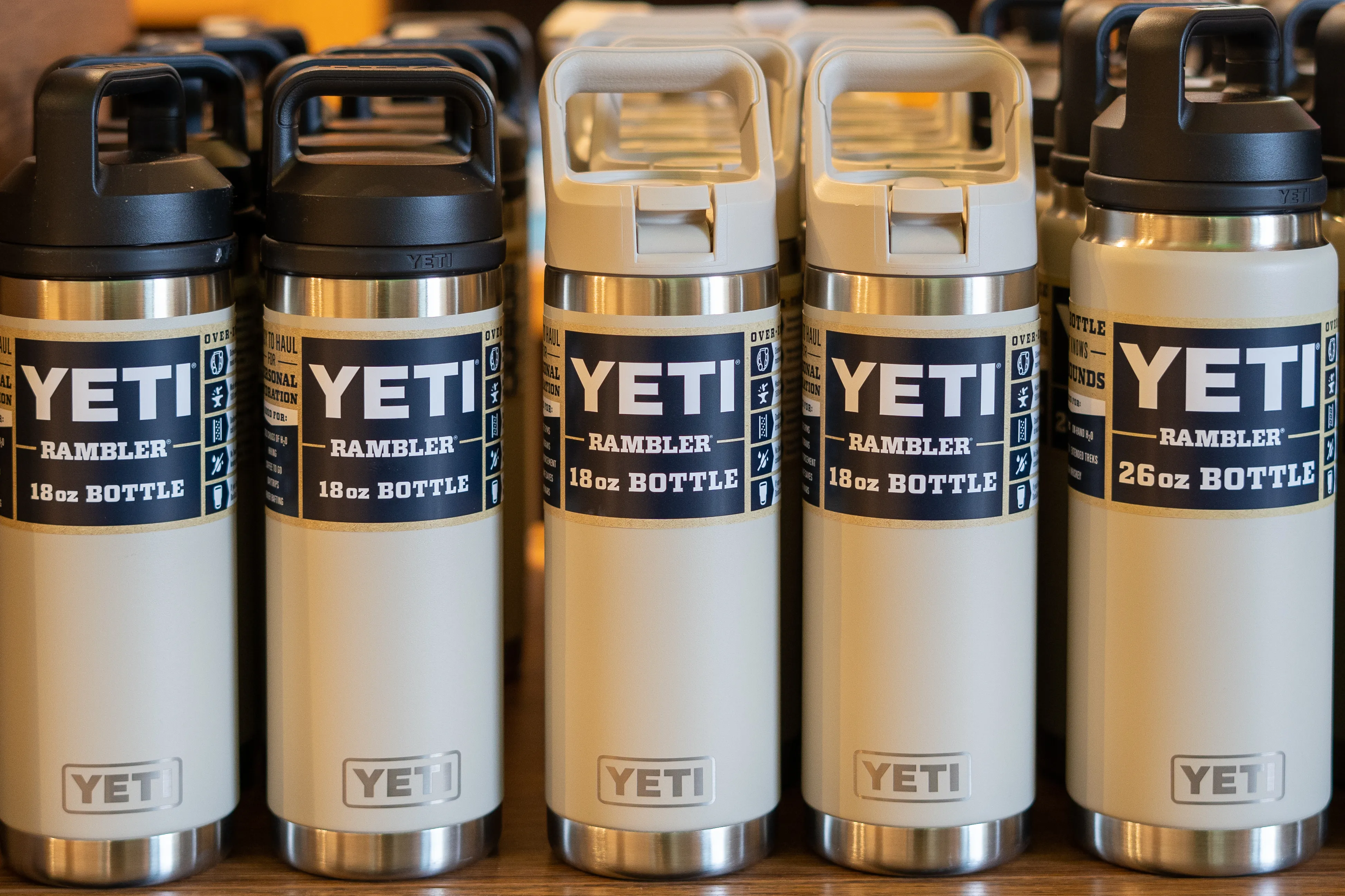 YETIの白いタンブラー